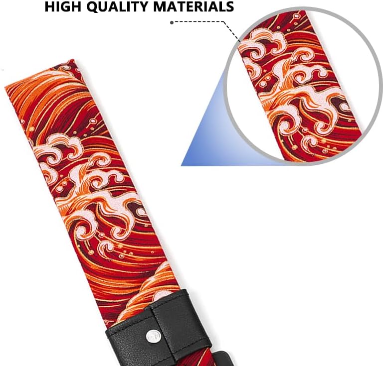 RASTP Car Front Bumper Tow Strap(Waves Red) - Image 2